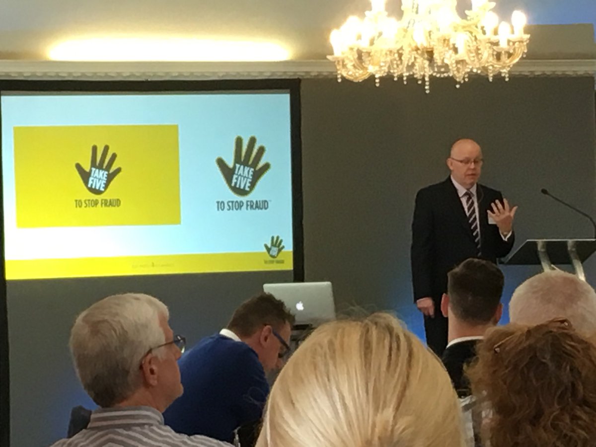 Tony Blake’s message is to stop 🛑 and take time to analyse whether the contact from your “bank” is genuine. #TakeFive #cybersafelincs #takefivetostopfraud