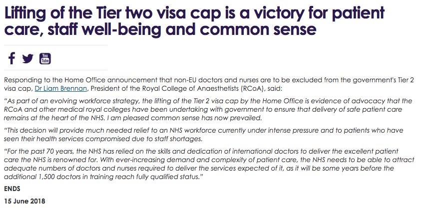 Royal College Of Anaesthetists On Twitter Lifting Of The - 