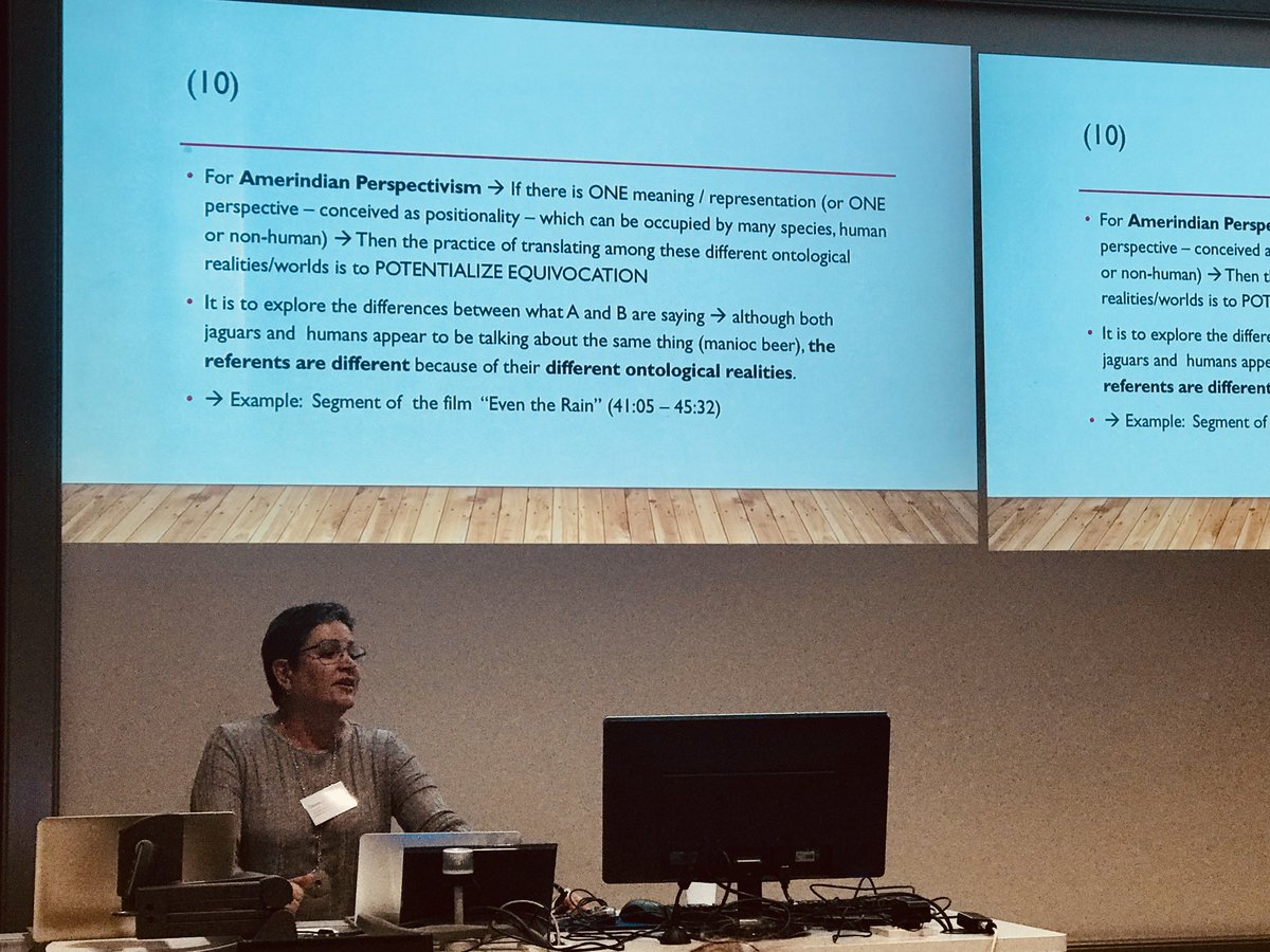 rhudd_eu's tweet photo. Excellent ideas from De Lima Costa: The #Humanities could well be the most dangerous disciplines in the #Anthropocene as they side with the #human 🌏 Be afraid! (And adopt a new inter-species perspective!) 🌈 #TranslatingFeminismCon18 https://t.co/M8o7EdVt3y