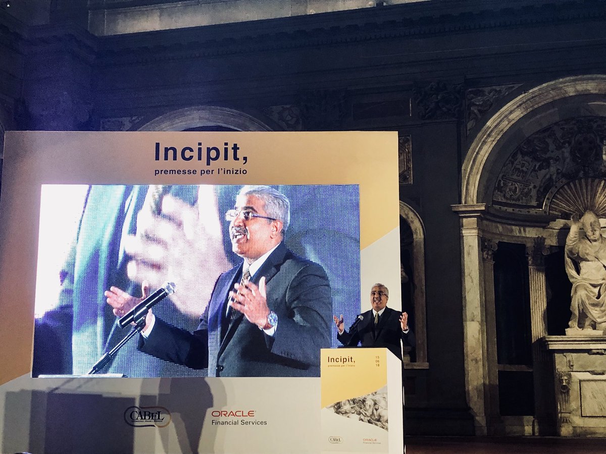 Industria_news's tweet image. RT startup_italia &quot;RT OracleItalia: .chetkamat, CEO di OracleFS Software Ltd, sul palco di #Incipit per parlare della partnership con #Cabel e per presentare la piattaforma #FLEXCUBE, la tecnologia che permette al settore #banking di affrontare la #d… https://t.co/NMY2ZwEBOv&quot;