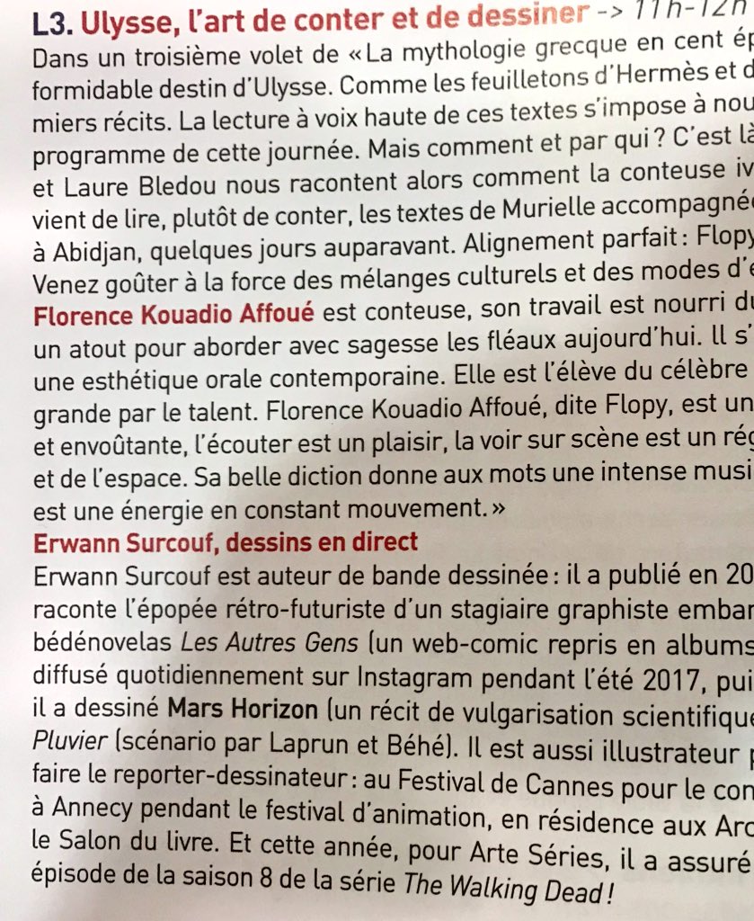 laurebledou's tweet photo. Mon 2è choix de récit #OpenBayard: «#Ulysse, l’art de conter et de #dessiner» par Flopy, conteuse de #civ et @ErwannSurcouf #BD, d’après les textes de #MurielleSzac et sur le concept de #PlaneteMag <3 Merci @Violaine74 @DSauliere
#conte #graphisme #mythologie #Afrique-Monde https://t.co/nahZgUQrxJ