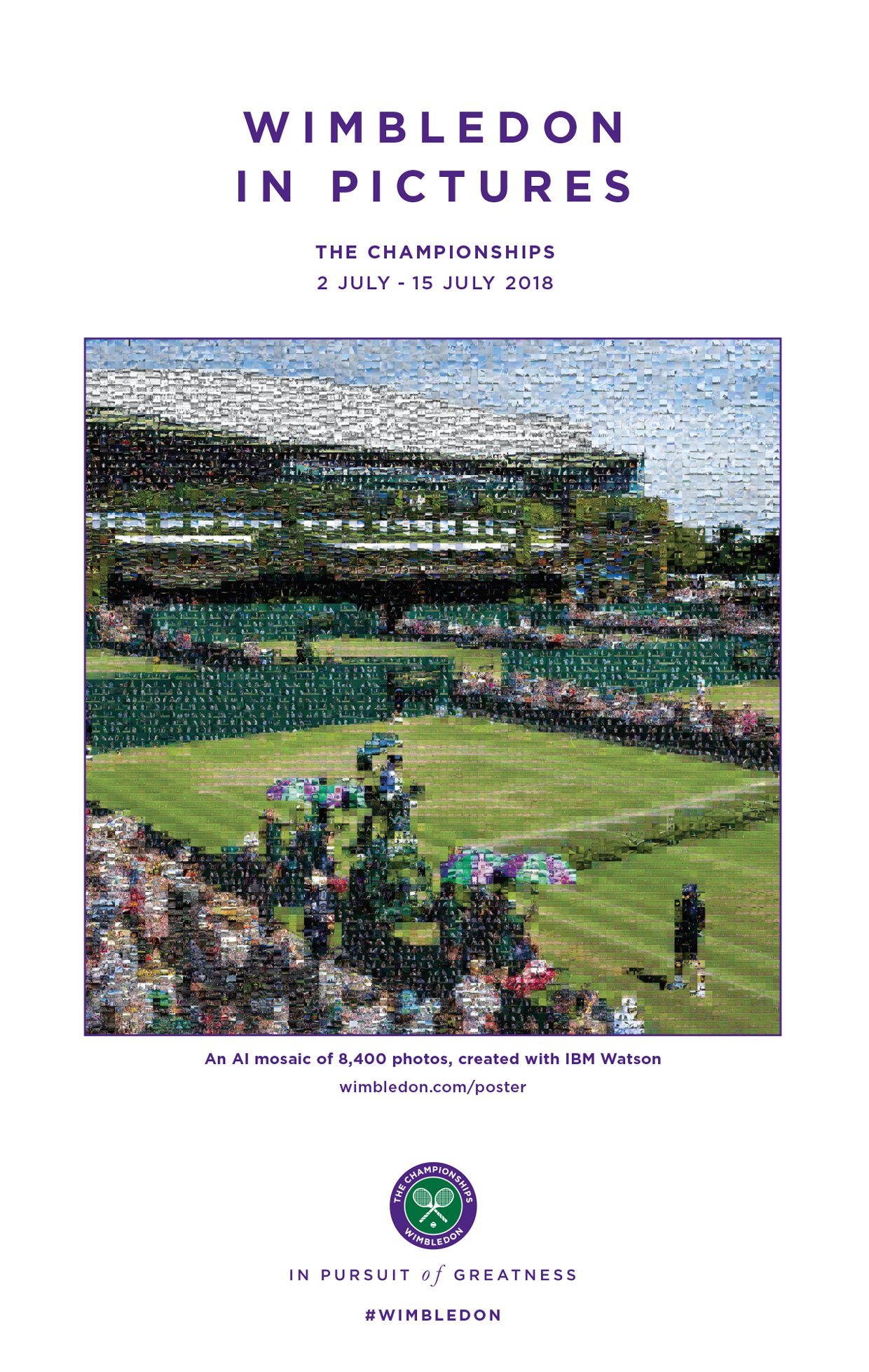 Wimbledon On Twitter Introducing The Official Poster For The Championships 2018 Created Using Images From 150 Years Of Photography It Celebrates The 150th Anniversary Of The All England Club Wimbledon Takeonhistory Ibmwatson