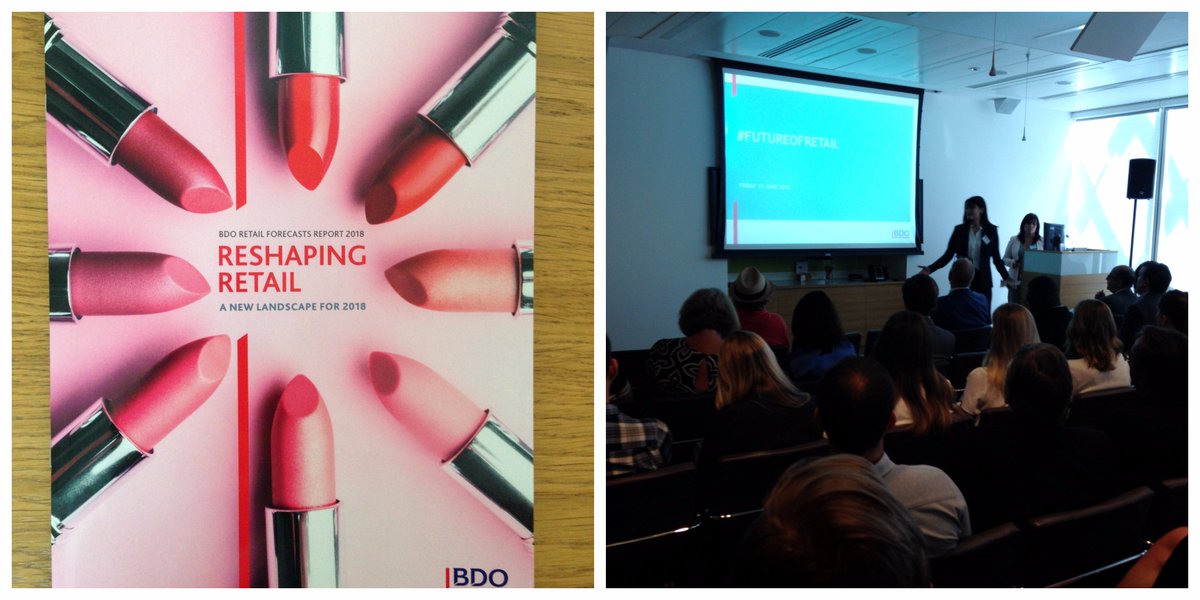 What a great start to the morning! <a href="/SophieMBDO/">Sophie Michael</a>, <a href="/bdoaccountant/">BDO UK</a> commented on what we have seen in #retail so far including a focus on disruption and where retail will sit in the future #futureofretail #tech 👜🛍️