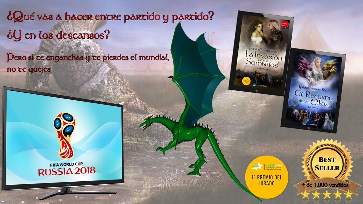 JordiVillalobo's tweet photo. ¿Ya estás preparado para el mundial de Rusia?
#amazon: https://t.co/vvE4xRZZMN
#GooglePlay: https://t.co/qfoYoMwh6d
#iTunes: https://t.co/78PJwX3uVE
#sweek: https://t.co/unYGXU14BO
Y la segunda parte en preventa:
https://t.co/4ATCjJIxta
#kindle #EDICIONESPROUST #Literania2018 https://t.co/vvlBmQ3ScO