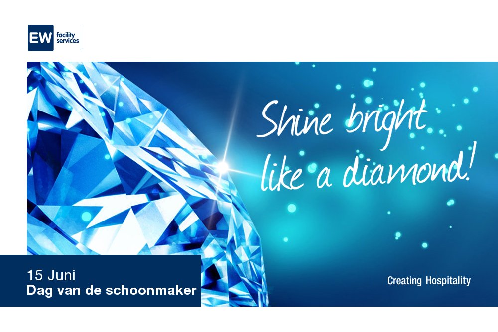 Vandaag is het de dag van de schoonmaker! #ddvds2018 #zomergeschenk #Shine #Hospitality