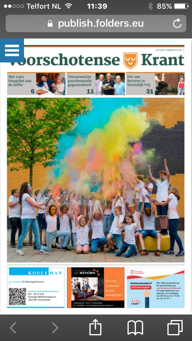 De Voorschotense Krant van juni: digitaal op voorschotensekrant.nl of vandaag of morgen in de bus