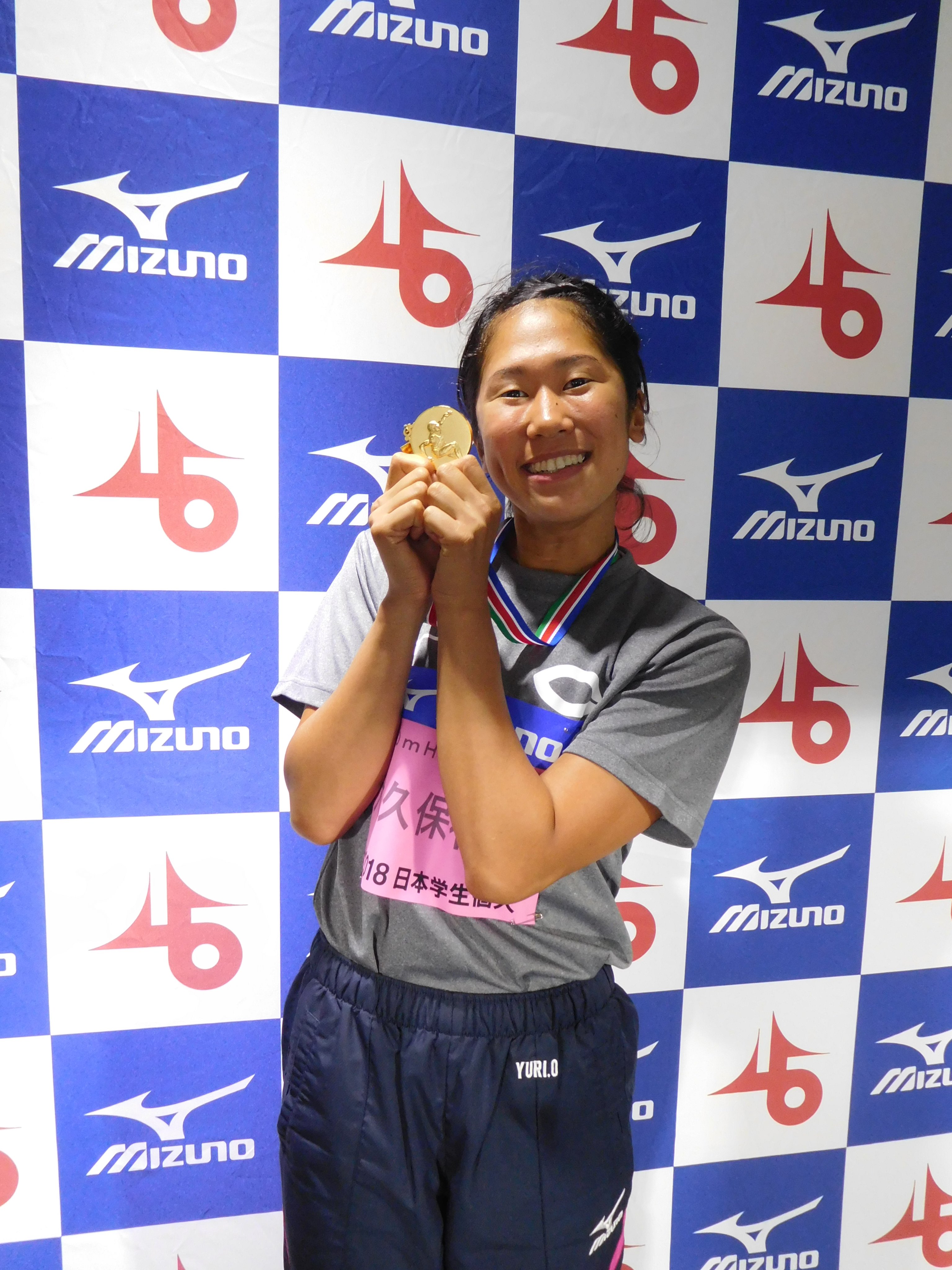 טוויטר 日本学生陸上競技連合 בטוויטר 個人選手権 女子100mh決勝 優勝 大久保 有梨 中央大 記録 13 41 2 5 コメント 優勝できたことは素直に嬉しいです 目標にしていた自己ベスト更新と 楽しく走ることとどちらも達成することができました 来週の日本