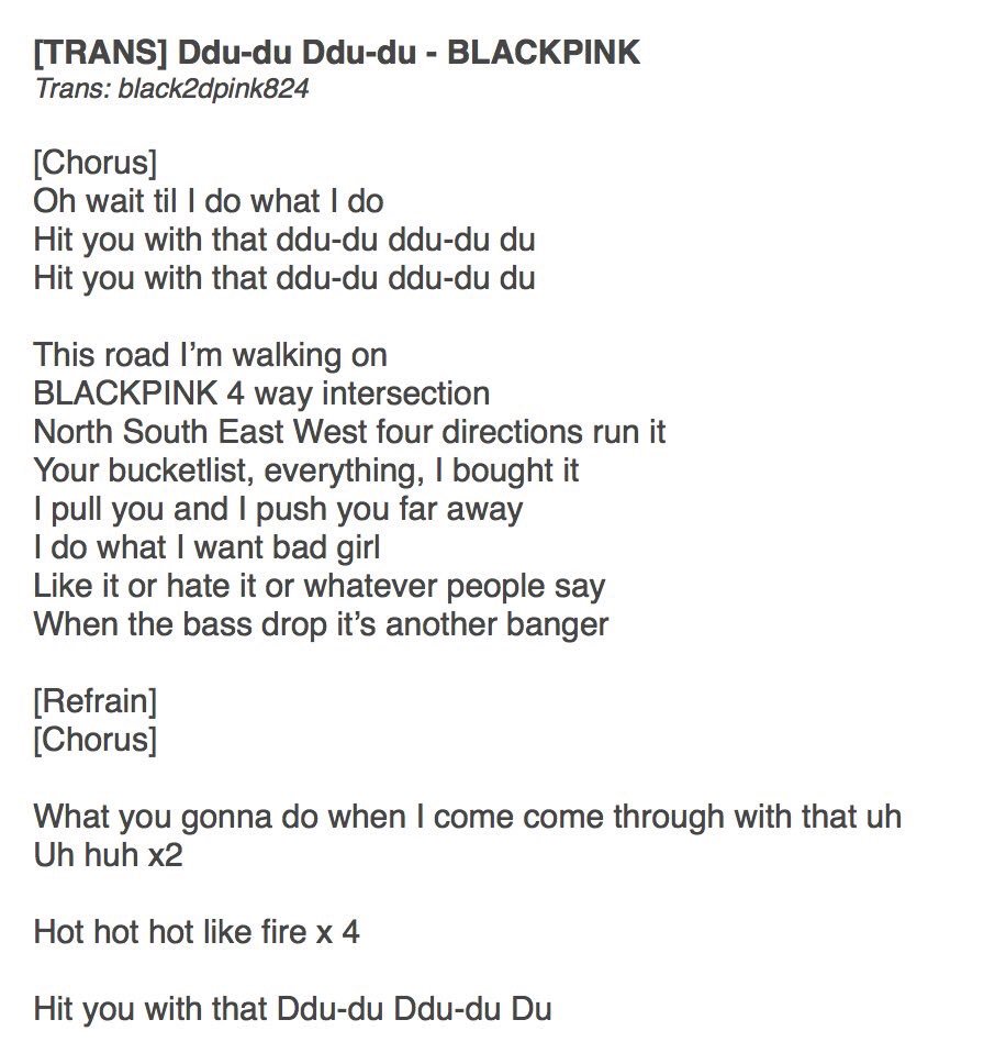 Blackpink Ddudu Ddudu Japanese Ver Lyrics Genius