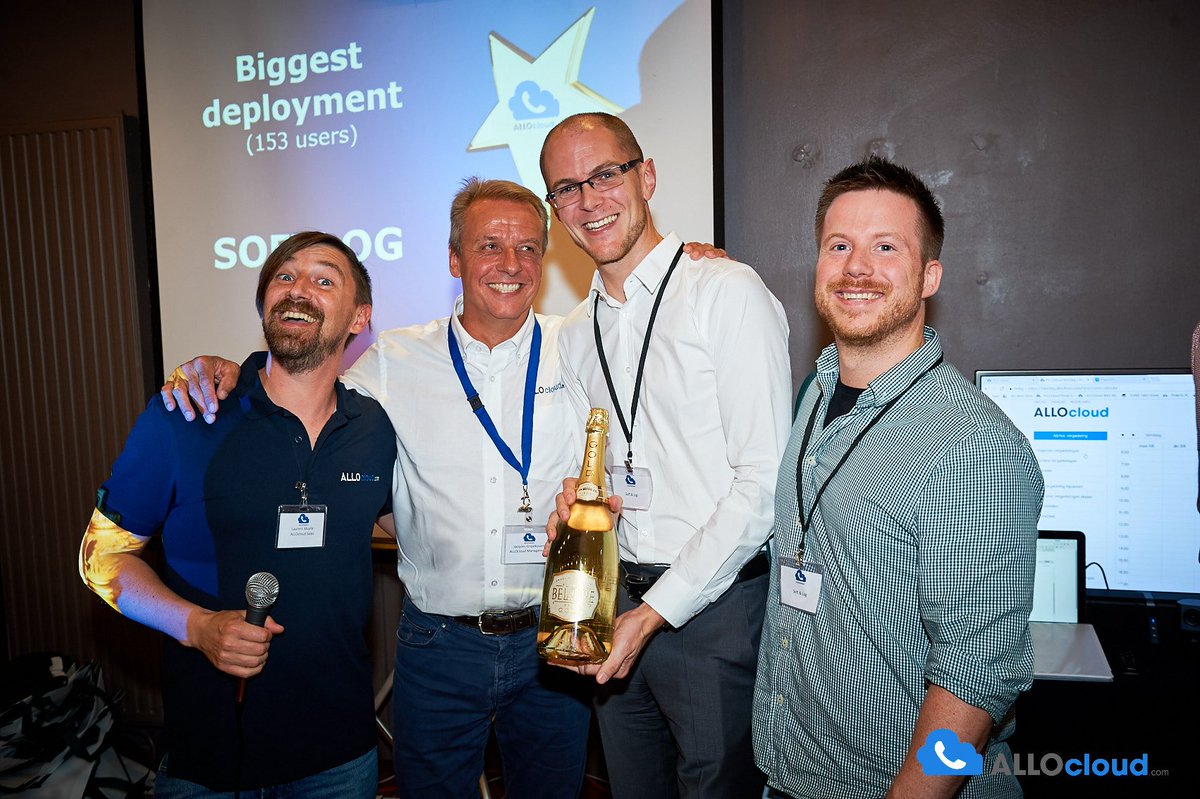 ALLOcloud's tweet photo. @ALLOcloud 2018 Partner event. Dear Partners, you are awesome! #UCaas, #communications, #collaboration https://t.co/AqHA1jsI7b