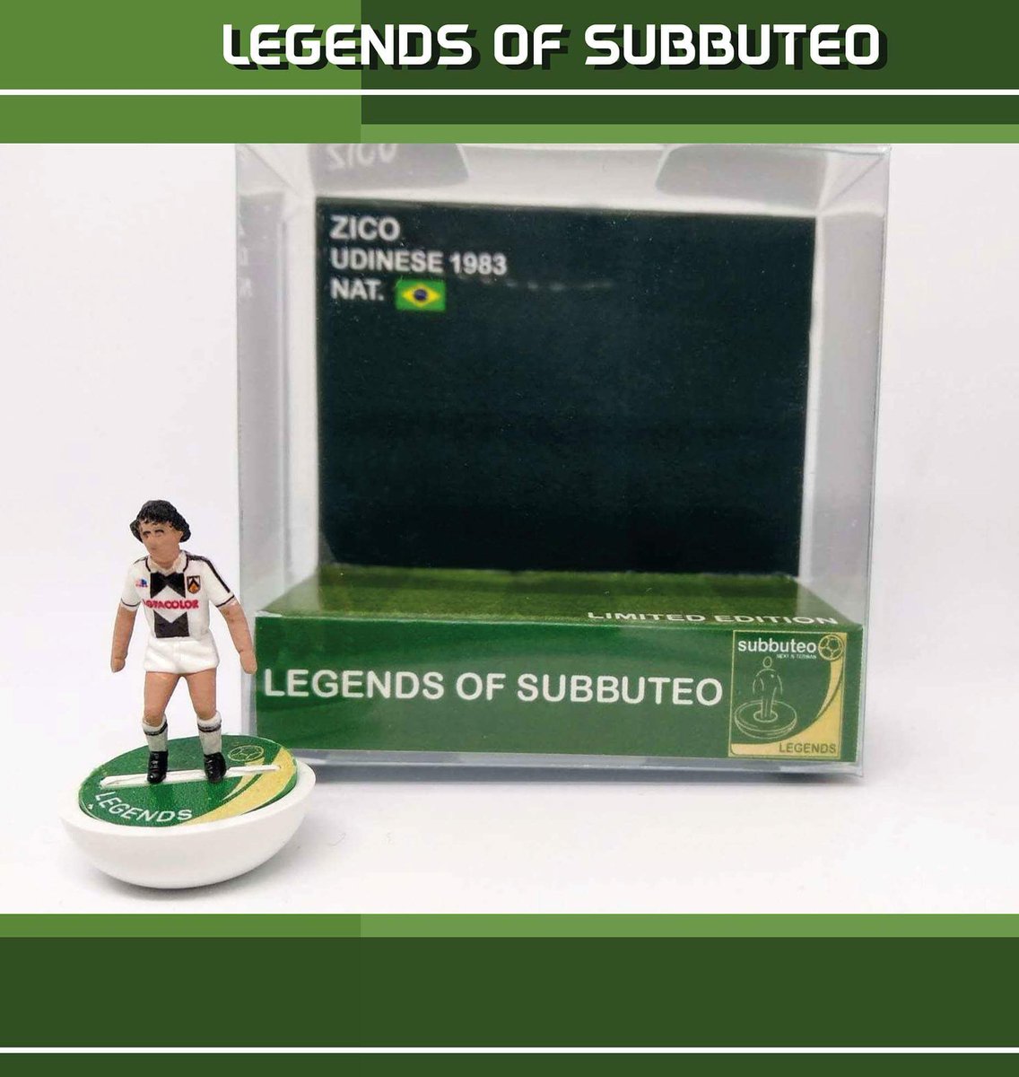 SubbuteoN's tweet image. Legends of Subbuteo
Zico Udinese 1983

#Subbuteo #miniature #oldsubbuteo #tablesoccer #calcio #soccer #football #Zico #udinese #decals #handmade