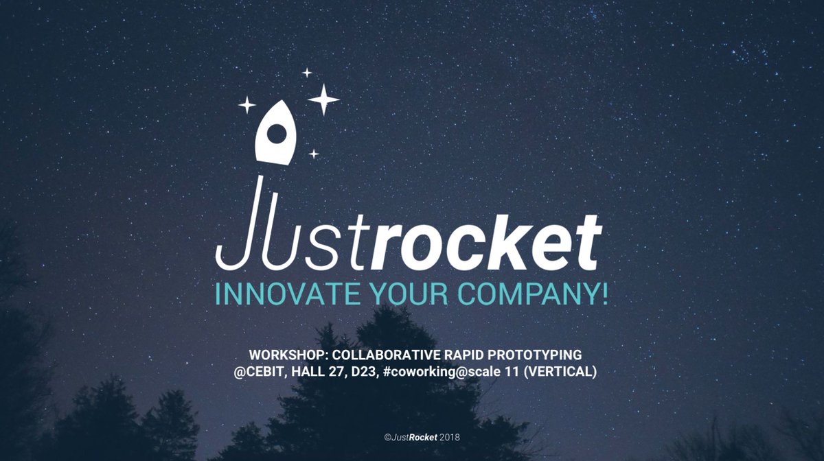 Free Workshop <a href="/cebit/">Cebit</a>, #coworking scale 11 (D23) about collaborative rapid prototyping. Feel free to join us🚀

Thanks to our partner @verticalgmbh
