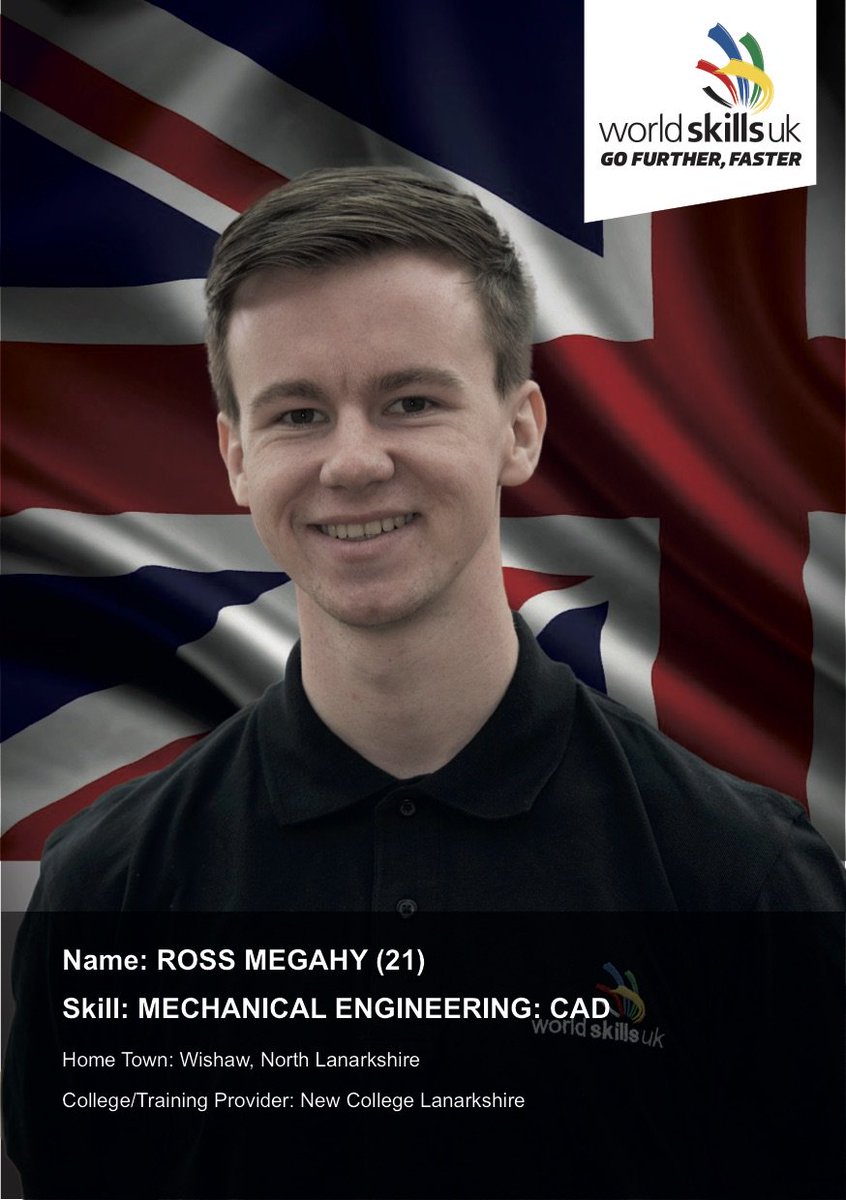 Congratulations to Ross Megahy for making #TeamUK as our competitor in Mechanical Engineering: CAD. We can’t wait to see you compete at EuroSkills Budapest in September! Meet the rest of #TeamUK worldskillsuk.org/euroskills-tea… <a href="/NCLanarkshire/">New College Lanarkshire</a>