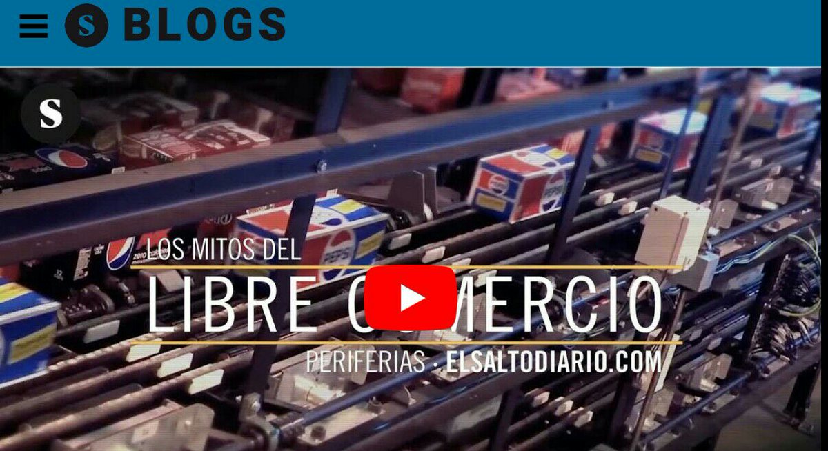 Primer episodio de #Periferias de <a href="/elsaltodiario/">El Salto</a> 👉Un reportaje sobre los mitos del libre comercio y cómo los tratados comerciales se convierten en autopistas para las empresas y muros cada vez más altos para las personas. 
elsaltodiario.com/salto-de-carro…