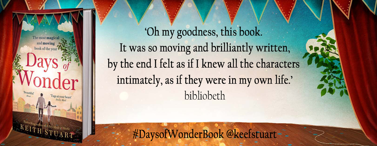 littlebookcafe's tweet photo. Looking for something to read this weekend? If so - you should definitely try #DaysofWonderBook by @keefstuart. Don’t just take our word for it – read @bibliobeth1’s review https://t.co/XpHVp6JBZk https://t.co/d9RcYDBlGG