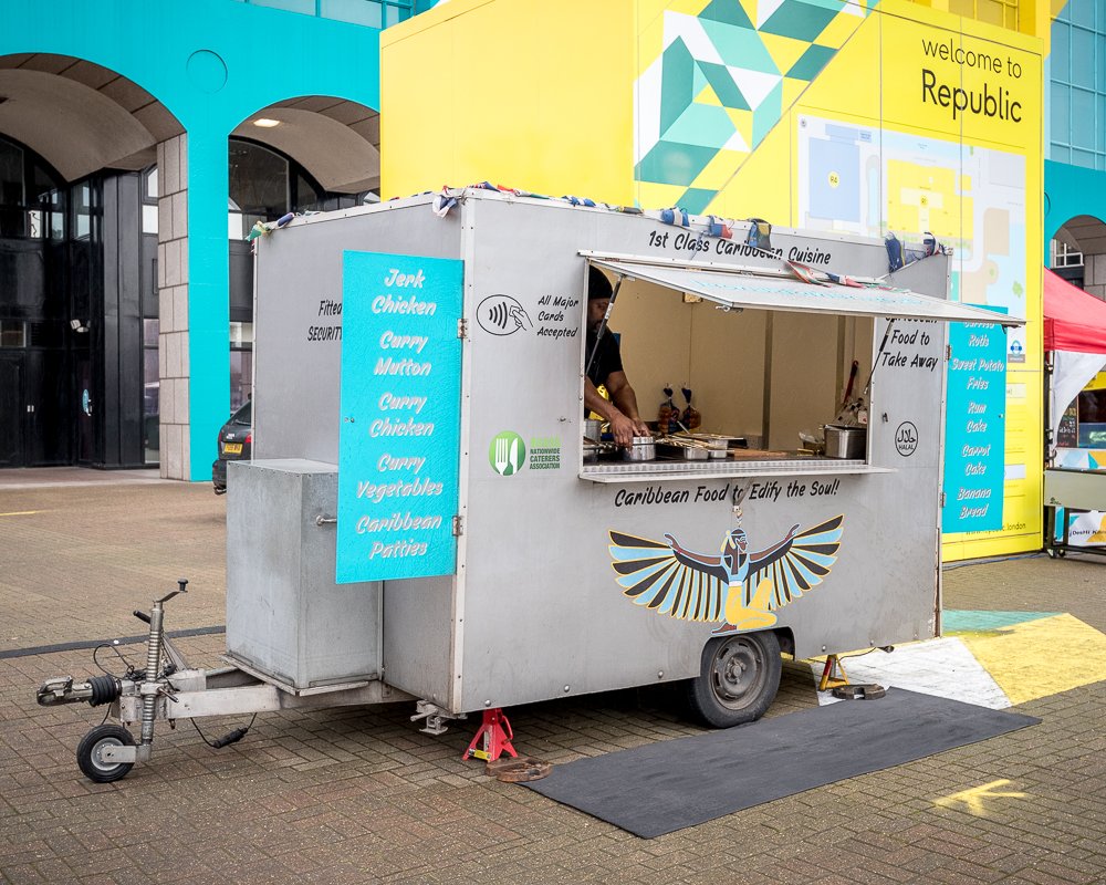 If your feeling for some exotic food then make sure you stop off at <a href="/RepublicLDN/">Republic</a> and catch <a href="/LeonsKitchenuk/">Leon's Kitchen</a> from 10:30am.