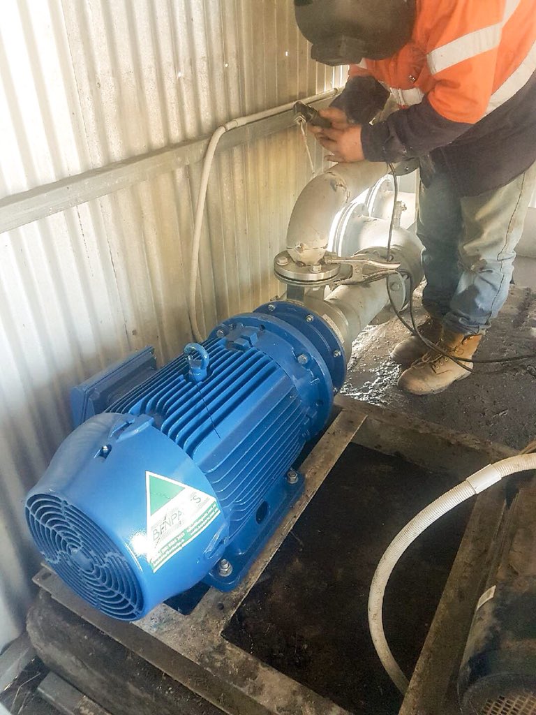 benparts's tweet photo. Cracking morning to install a new stock water pump and variable speed drive at Meningie #stockwater #pump #benparts #welding #lowara #varcon #everydropcounts https://t.co/PMOyslDoYg