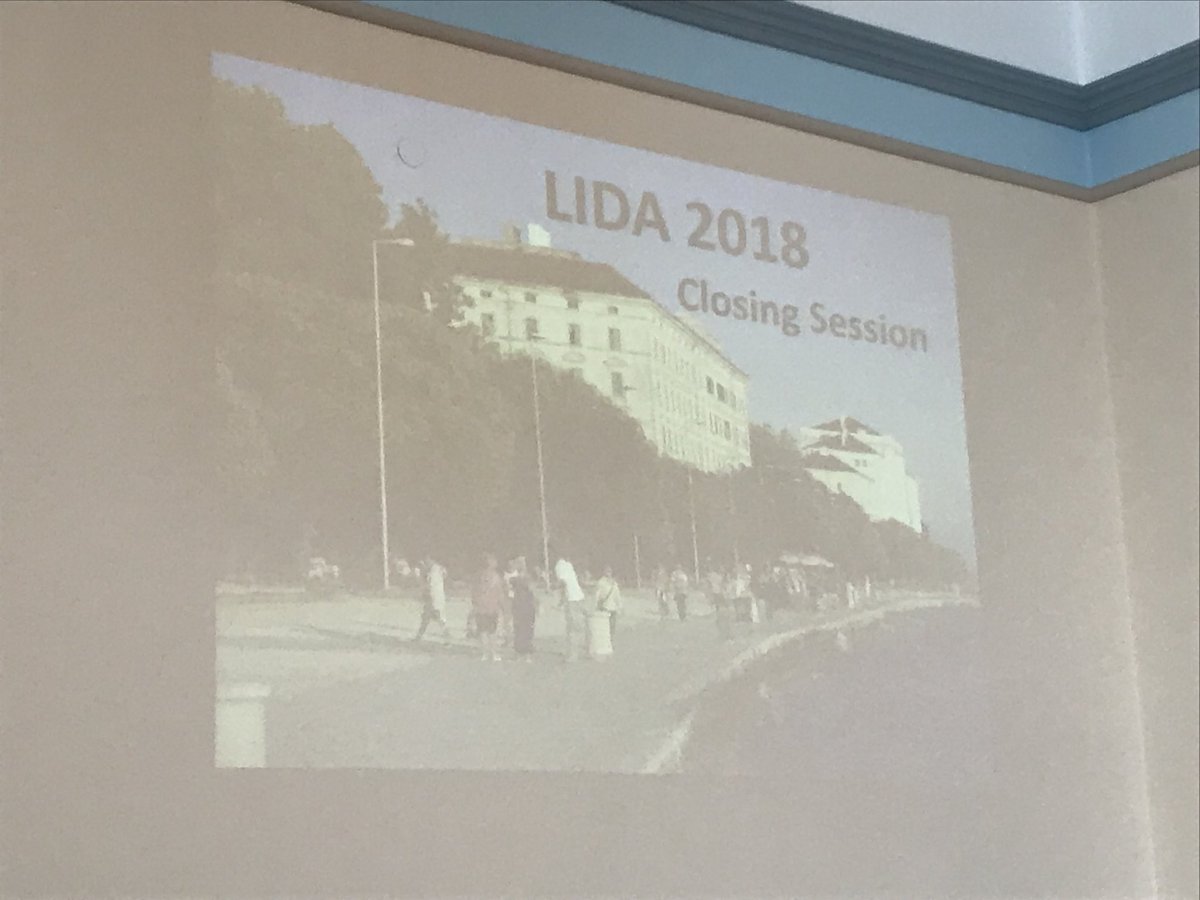 LIDADubrovnik21's tweet photo. @MarieLRadford closing #LIDA2018 with a review, some awards, and some memories from our conference! https://t.co/UQOIKOePL3