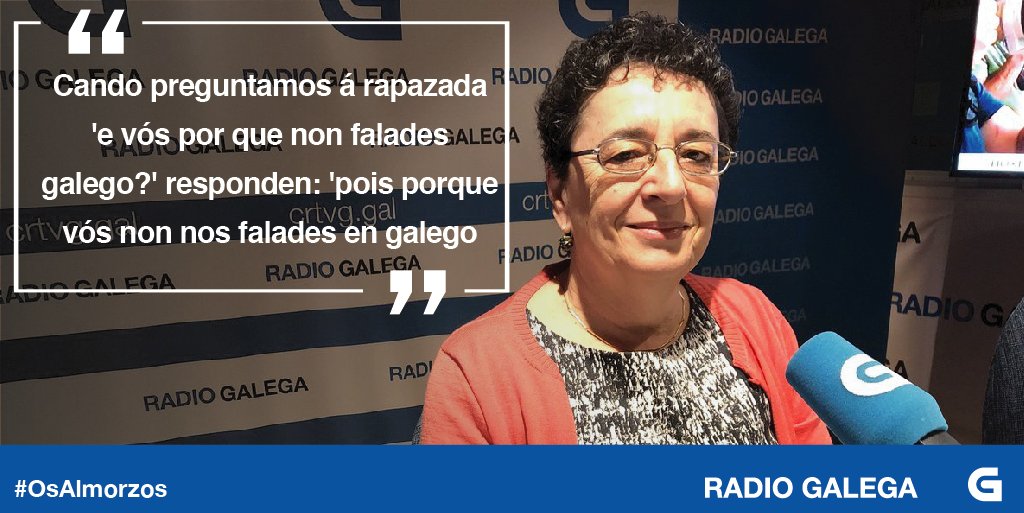 RadioGalega's tweet photo. #OsAlmorzos | Estivo no @GxDRadioGalega a nova presidenta do @consellocultura, Rosario Álvarez Blanco. Volve escoitar a súa intervención na nosa web. #EscoitaAGalega
👉 https://t.co/rq3H98VGkk https://t.co/YKeTjke57t