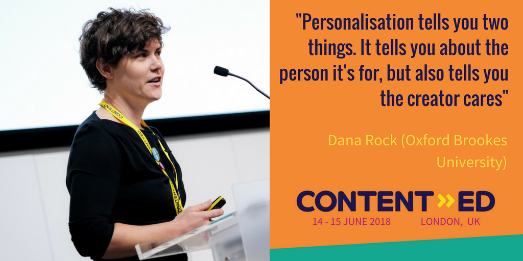 ContentEdLive's tweet photo. We’ve learned about personalisation and establishing a strong user need this morning at #ContentEd18.

What has stuck with you so far? https://t.co/Eq5MPKiUEJ