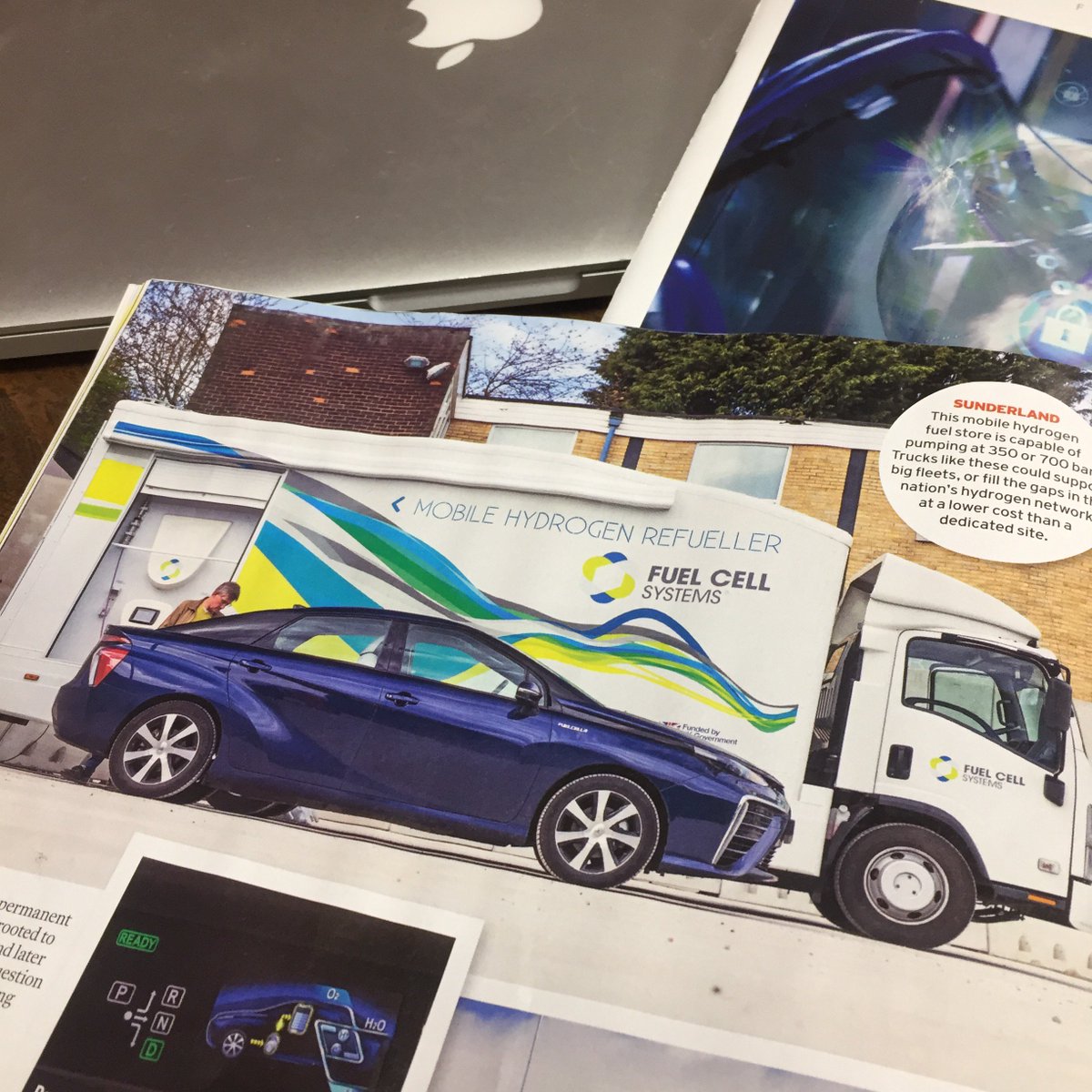CMB_TECH's tweet photo. Great write up in the June edition of @autocar on the Toyota Mirai with a mention of the Mobile Hydrogen Refuller, designed and built by Revolve #hydrogen #hydrogenrefuller #cleanerair #cleanerfuture #revolve_techltd #revolve #engineeringprovider @FuelCellSystems https://t.co/8AHRqcGDTK