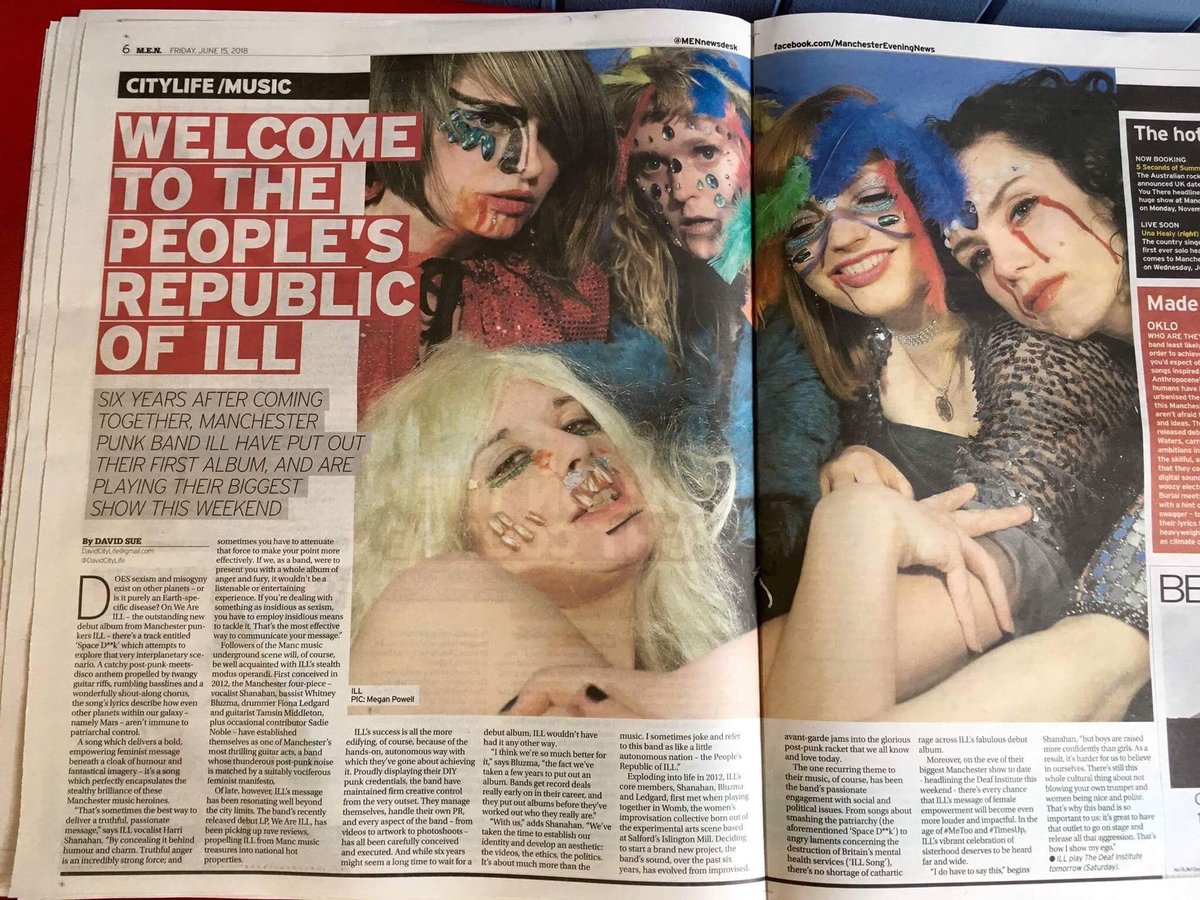 we_are_ill's tweet photo. We're in today's Manchester Evening News!!! 🐝🐝🐝 Photo by @MeganPowell122 📷 Thank you Steve McCarthy for the heads up!!! 👊🏽❤️ https://t.co/CXZ5e4eTbL