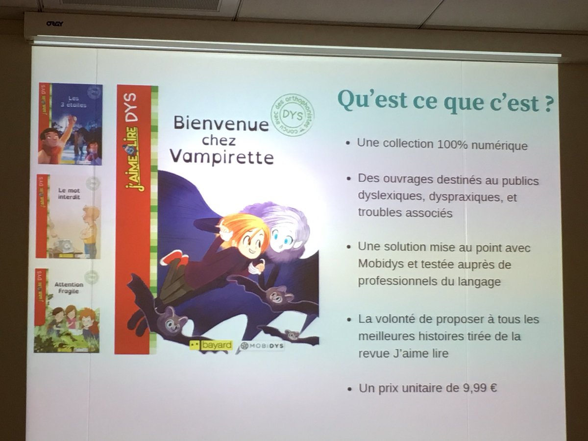 MikeShneider's tweet photo. J’aime lire DYS, une collection de livres numérique pour les enfants dyslexiques #openBayard #accessibilité #epub @Mobidys @Bayard_Jeunesse @JaimelireStore https://t.co/IycS3GRJU4