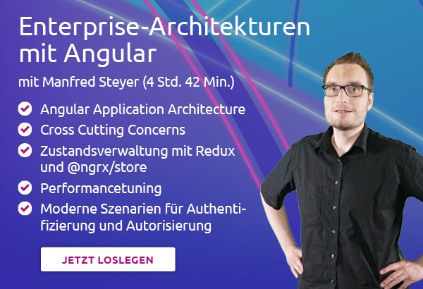 entw_tutorials's tweet image. Neues Tutorial mit Manfred Steyer @ManfredSteyer ist live! Enterprise Architekturen mit Angular jetzt gratis testen: bit.ly/2JJK0hg