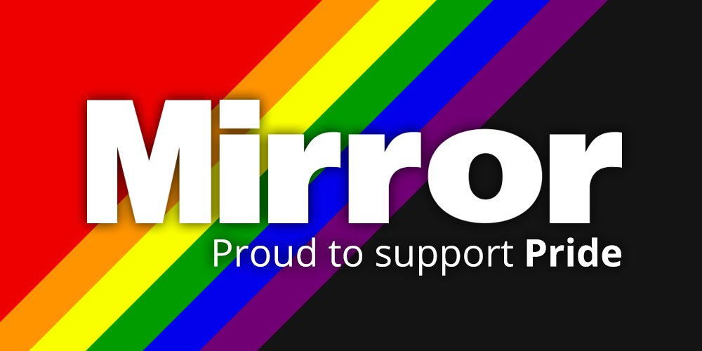 DailyMirror's tweet photo. We've changed our https://t.co/iux5oc3j4b logo in support of #PrideMonth #LoveIsLove https://t.co/0uJsjMk8xN