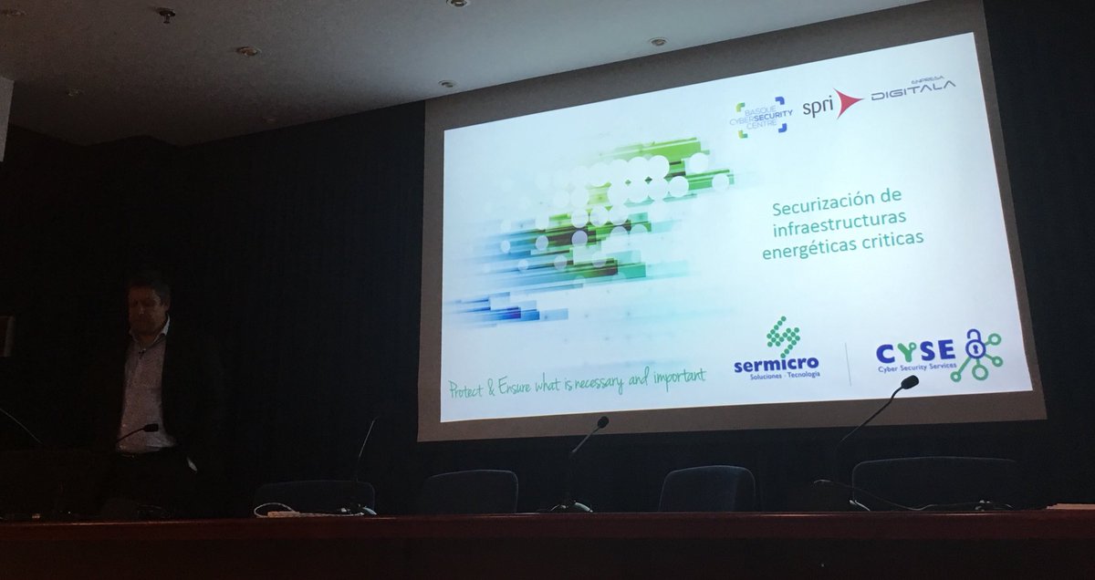 BrokelShield's tweet photo. Iñigo Carrera destaca la experiencia de @sermicrotesting en #ciberseguridad en infraestructuras críticas durante la jornada @enpresadigitala #energia https://t.co/tOqDaR8Kjk