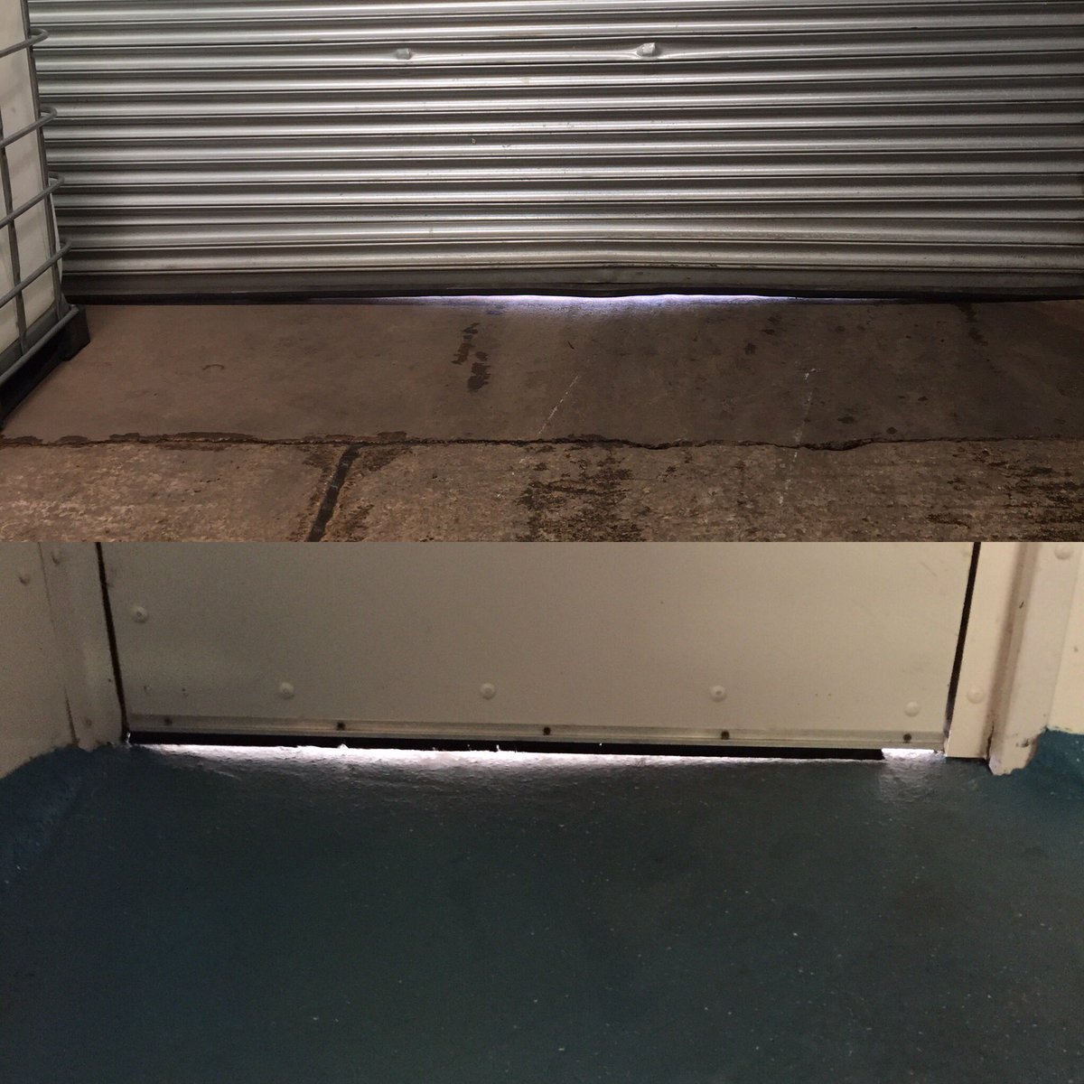 Don’t allow pests to enter your premesis, ensure your pest control firm highlights any proofing issues to you. We close doors including roller shutters to see if there’s a potential ingress available - there was #proofingwork #rats #mice