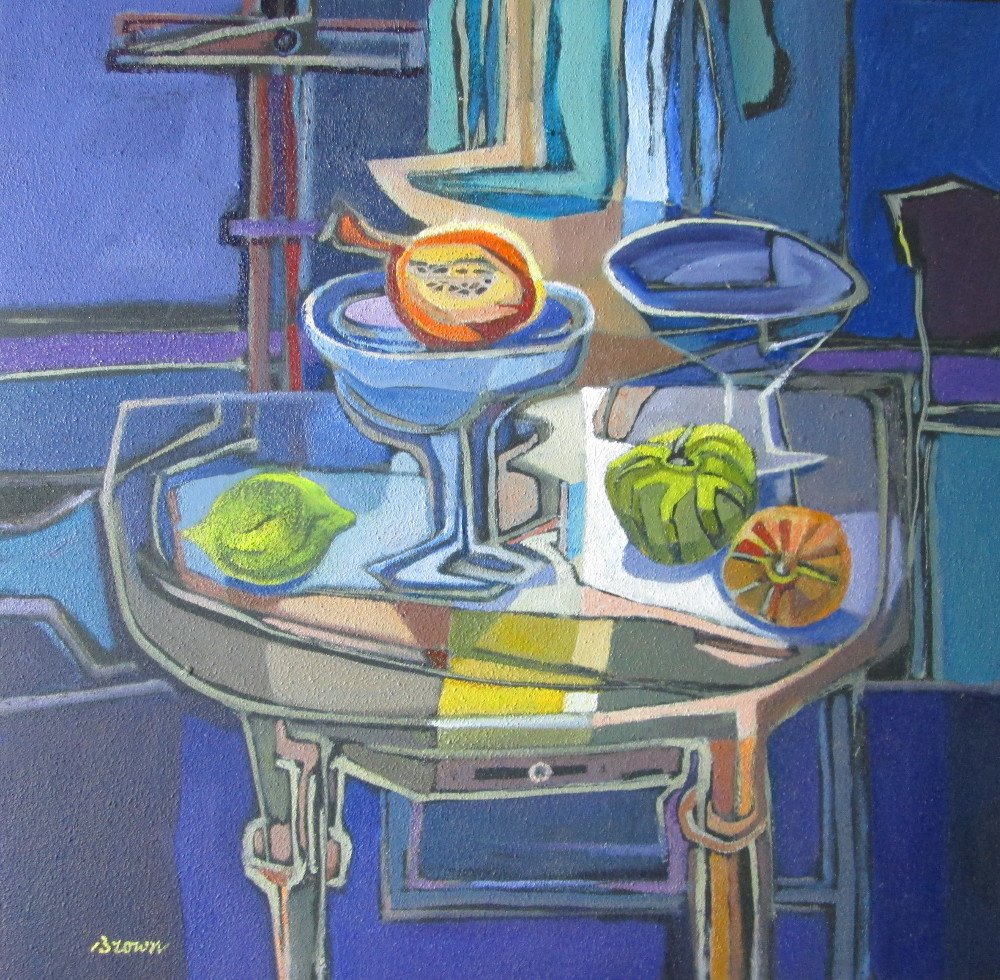 FidraFineArt's tweet photo. We have a couple of pieces by Davy Brown in our current exhibition. This one with a nod to the #TwoRoberts - Colquhoun & MacBryde - Gourds on a Table, Oil on Board, 16x16 inches. Open in #Gullane today until 5pm.
#RobertColquhoun #RobertMacBryde #EastLothian https://t.co/s7Q5IKad5D