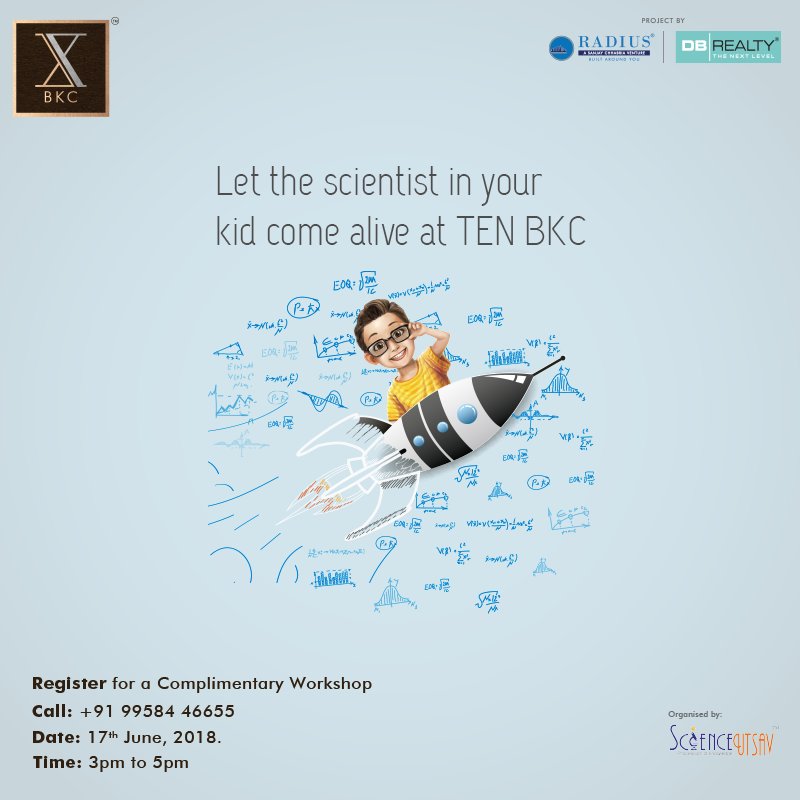 radiusdeveloper's tweet photo. Up for some fun science experiments and a great time of father-child bonding? Well, #TenBKC is the perfect place to be this #FathersDay.

#HappyFathersDay #BestDaddy #ScienceandFun #ScienceSession #FunLaughterExperiments #RadiusDevelopers https://t.co/hRjVRWjU7z