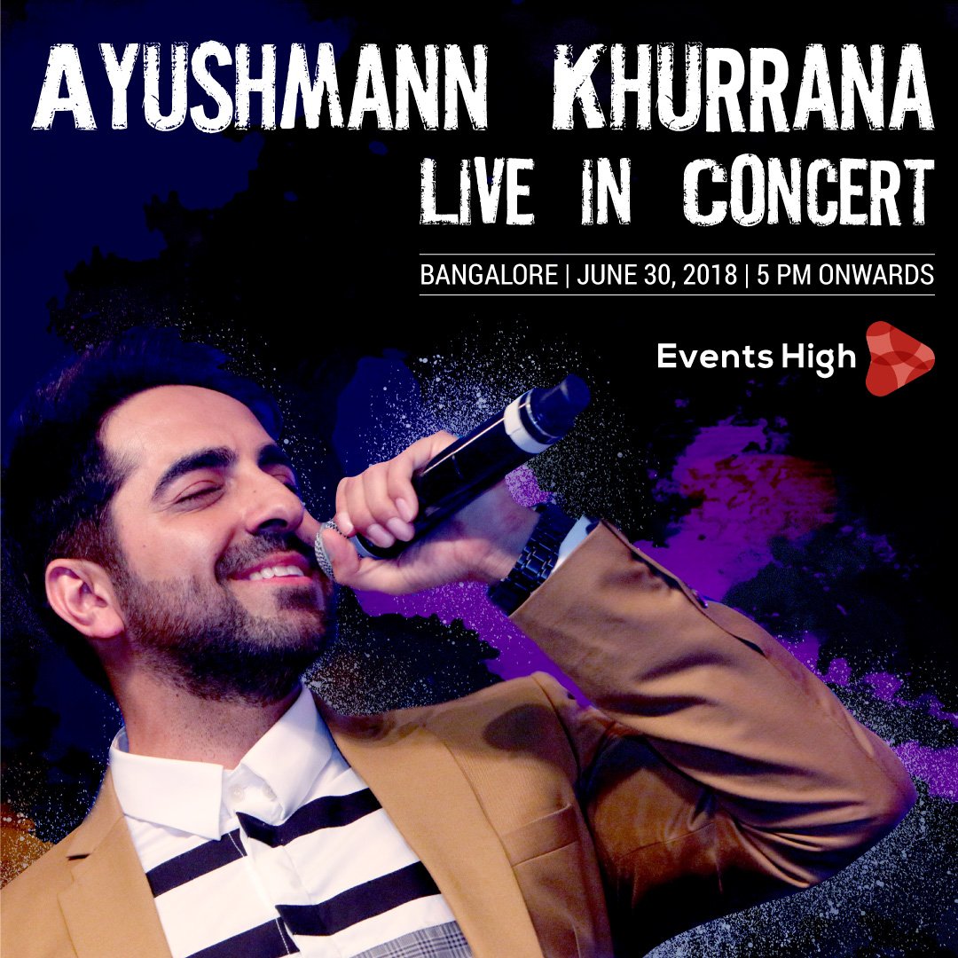 eventshighapp's tweet photo. #Bangalore
Brace yourself #Bengaluru, this is #epic! Passes to catch the #Bollywood heartthrob, #AyushmannKhurranaLive are now up for grabs on #EventsHigh. @ayushmannk Live in concert at @ManphoCo on June 30th, 5 - 10 PM.
Bookings: https://t.co/hMEy1RXmjp
#LiveMusic #LiveConcert https://t.co/jGSlL9p5UL