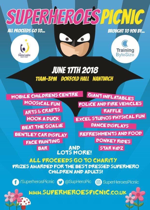 SportsCoachingG's tweet photo. A ‘SUPER’ FATHERS DAY

We are very pleased to announce that we will be again supporting the Superhero’s Picnic at Dorfold Park and our inflatable Football Pitch will be in attendance...... we are even hoping for a Dads match at 2pm! 

Come by and say hello! https://t.co/ZSPKUjXiGE