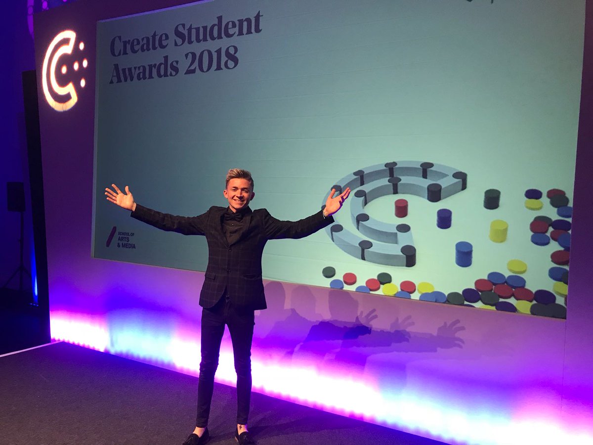 SalfordUni's tweet photo. So it looks like #StudentBlogger Oliver had a good time at the #CreateAwards18 last night 🤩
See what we got up to on the night on our Insta Story Highlight 📷salforduni. https://t.co/sHNP2jGGJv
