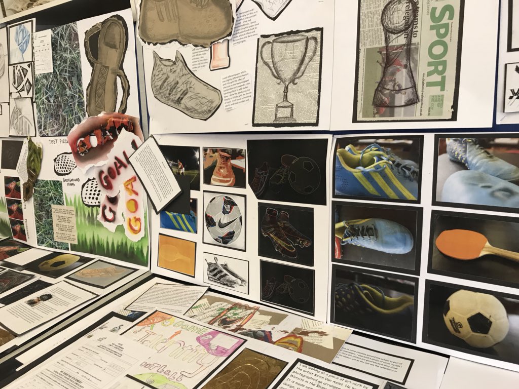 BryntirionComp's tweet photo. Some fantastic artwork on display by our Year 11 GCSE @BryntirionART students! Exhibition dates will be announced soon! https://t.co/1mWoNJ8hER