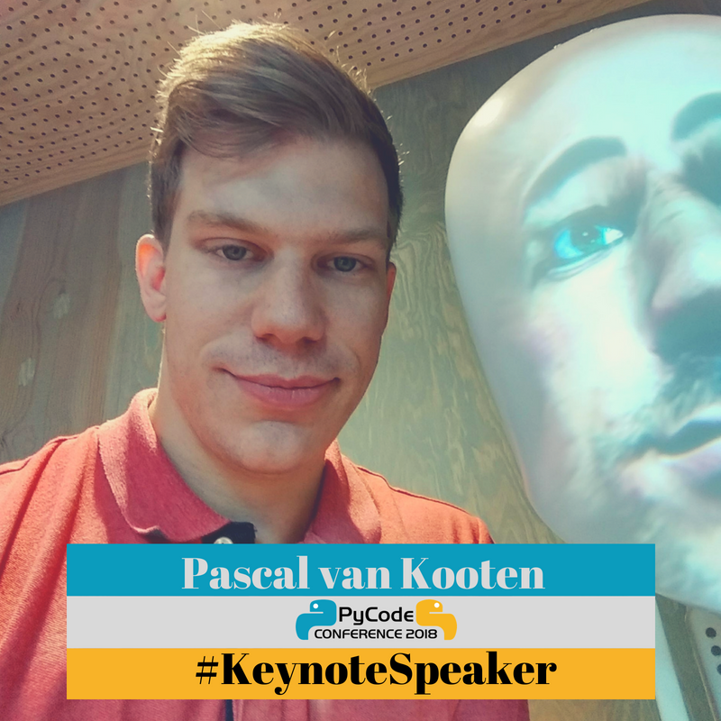 pycode_conf's tweet photo. We introduce our Special Guest! - Pascal van Kooten ! @kootenpv
#python #conference #datascience #pyconference https://t.co/JUtMaiH2hi