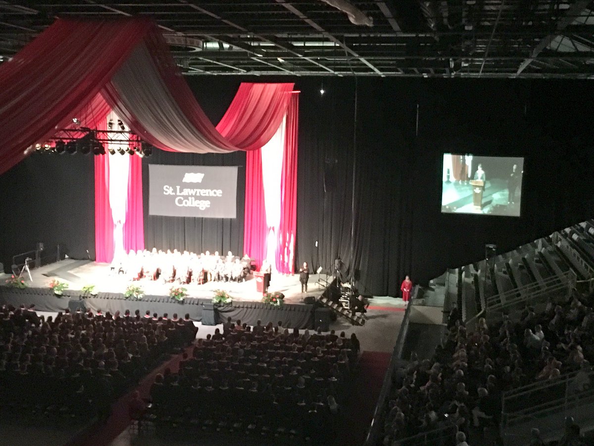 gvollebregt's tweet photo. Such a beautiful @whatsinsideslc Convocation Ceremony last evening. Looking forward to another day of Kingston Campus Convocations. Congratulations Graduating Class of 2018. I wish you all the best! #SLCGrad2018 https://t.co/NZuPULgLuU