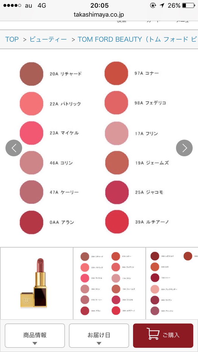 TOM FORD BEAUTY リップスアンドボーイズ ケーリー - 通販 - guianegro