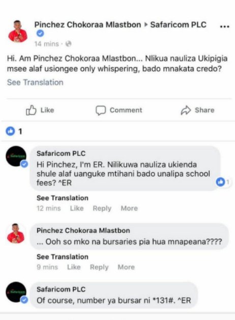 Ezywachira's tweet image. ER^ and Mpesa are the only reason I follow and use @SafaricomPLC . ER^ kindly train CARO^ @AIRTEL_KE  on these kind of replies.
#MyDataStory 
#KenyanTraffic 
#WorldCup #BudgetKE2018