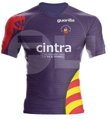 CLSRFC_Sponsor's tweet photo. @we_are_guerilla logo added to our #rugby #team strip mock-up design. I have to say it's looking good 😊

#excited #chesterlestreet #clsrfc https://t.co/gRDQlFecqA