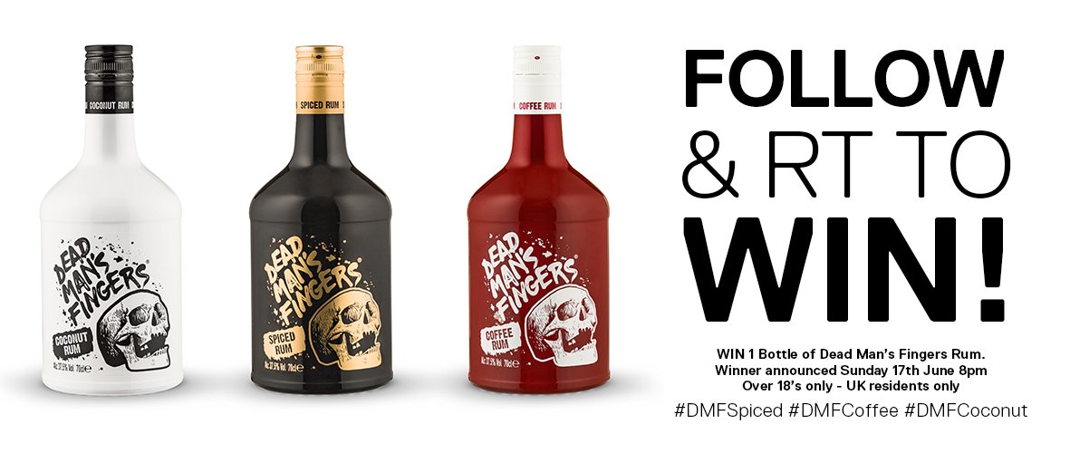 Celebrate #FathersDay the right way. Win a bottle of #Deadmansfingers #rum for him. Or win it and keep it for yourself, we won’t judge you (or ever know!) Follow and RT for your chance to #Win 💀👍🏻 Winner announced Sunday at 8pm