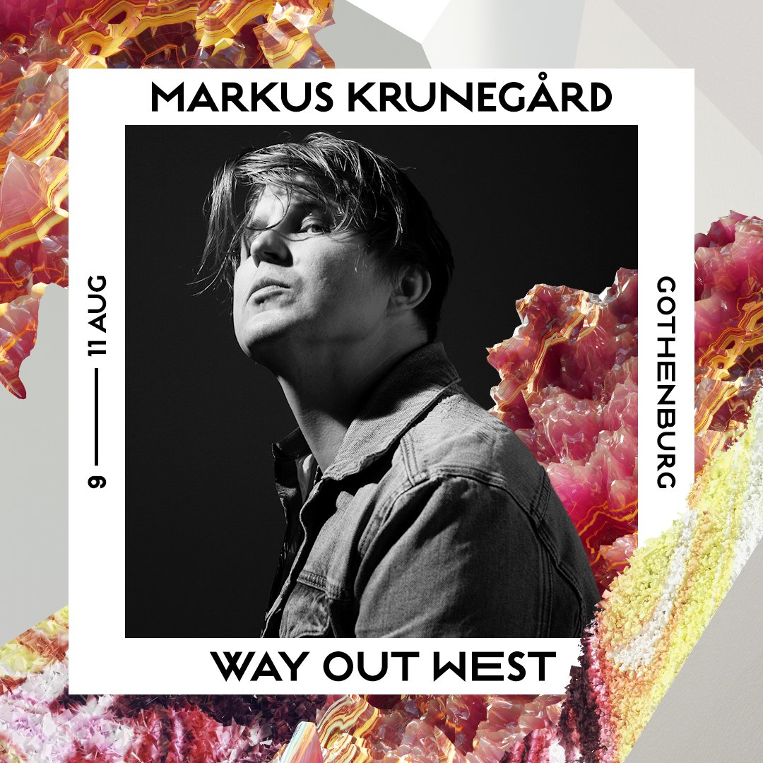 Just announced! Markus Krunegård--> @wayoutwestgbg. Tickets/info: wayoutwest.se  #wowgbg #markuskrunegård #wayoutwest