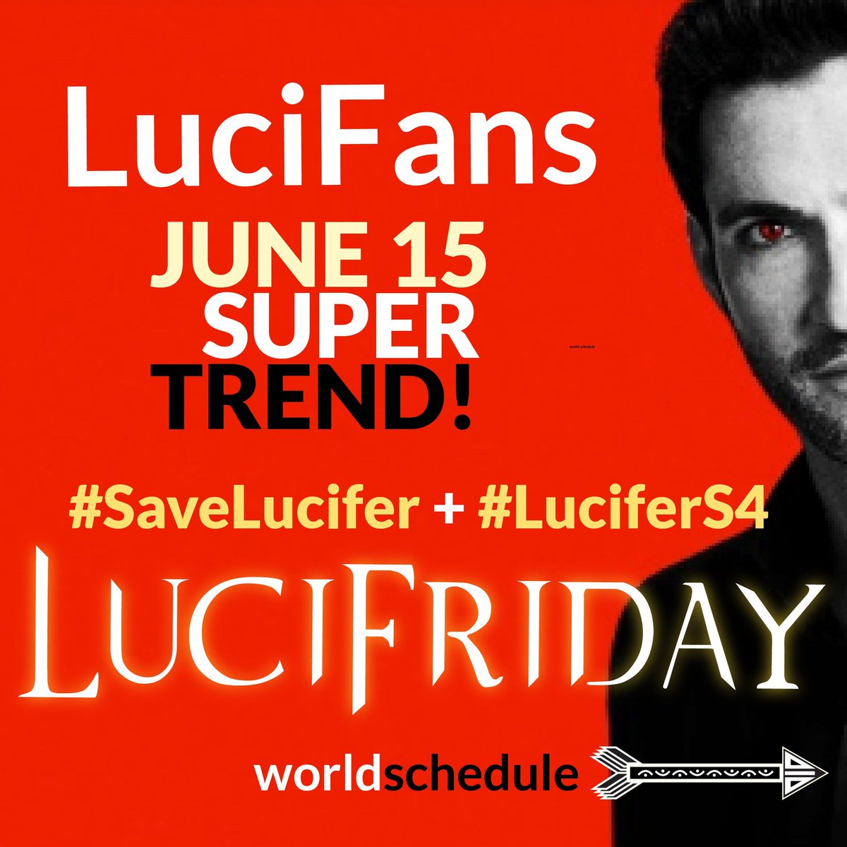 MissHellfire666's tweet photo. Don't forget our Twitter party today. I am not exactly sure which # we should use but the most important is #SaveLucifer to hit 10M soon. So please join. It's a suitable time for many countries #PickUpLucifer 

@lucifansgroup1 @LuciferPolls @tomellis17 @Ildymojo @RachaelEHarris https://t.co/xLckHD7d78