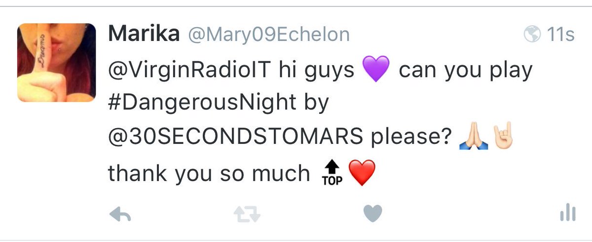 Mary09Echelon's tweet photo. @30SECONDSTOMARS ❤️❤️❤️#DangerousNight @JaredLeto @ShannonLeto @StevieAiello https://t.co/I2368t0f4A