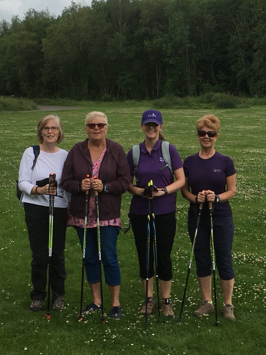 We had a great time today on <a href="/SherwoodNordic/">Sherwood Nordic Walking</a>'s very first learn-to-nordic-walk class! #nordicwalkinguk #learntonordicwalk #LangoldLake Looking forward to stepping up to gear 2 next week!
