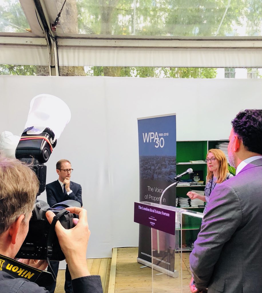 PaulaGonzalezUK's tweet photo. #LREF2018 30th year anniversary .. here’s to another 30 ! #CPA #WPA @Thecrownestate https://t.co/L5cphG1LXn