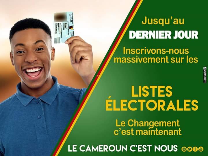 VertRougeJaune's tweet photo. DERNIERE CHANCE!!!!

AS-TU DEJA TA CARTE D'ELECTEUR? 
SI NON DEPECHES TOI RAPIDEMENT A L'ANTENNE ELECAM LA PLUS PROCHE.

C'EST UN DEVOIR CITOYEN, FAUDRA PAS REGRETTER APRES! https://t.co/HJHaidKv6D