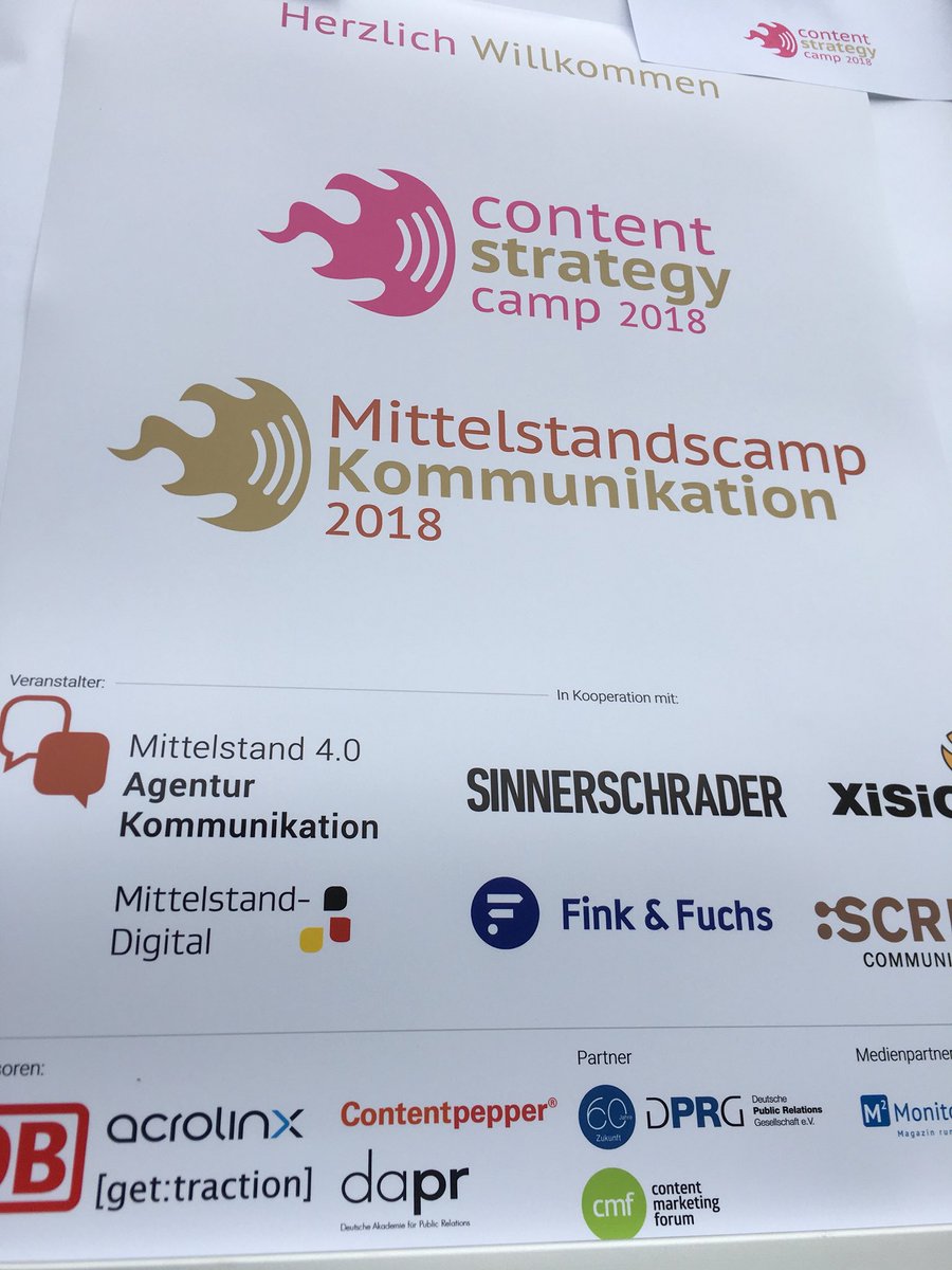 Contentpepper's tweet photo. Unsere #contentaufpepper Marc und Damla auf dem Content Strategy Camp 2018 #cosca18 https://t.co/DgdkJWP6Es