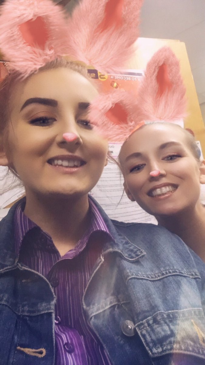 One of my favourite colleagues is leaving premier inn today
she’s taught me so much and helped me through so much🙃 despite being lazy I am going to miss you😫 good luck in your new venture I’m so happy and proud of you☘️
Love u so much xxxx
Bambi ❤️❤️❤️